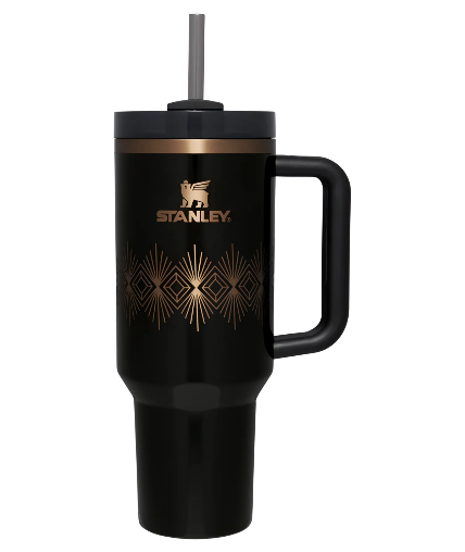 40 OZ Black Gloss Deco