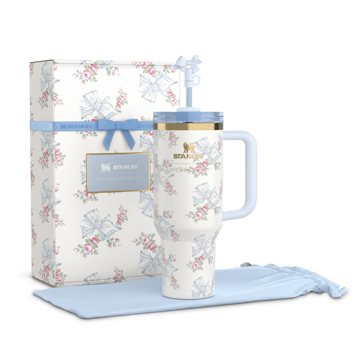 LoveShackFancy x Stanley Quencher (Blue)