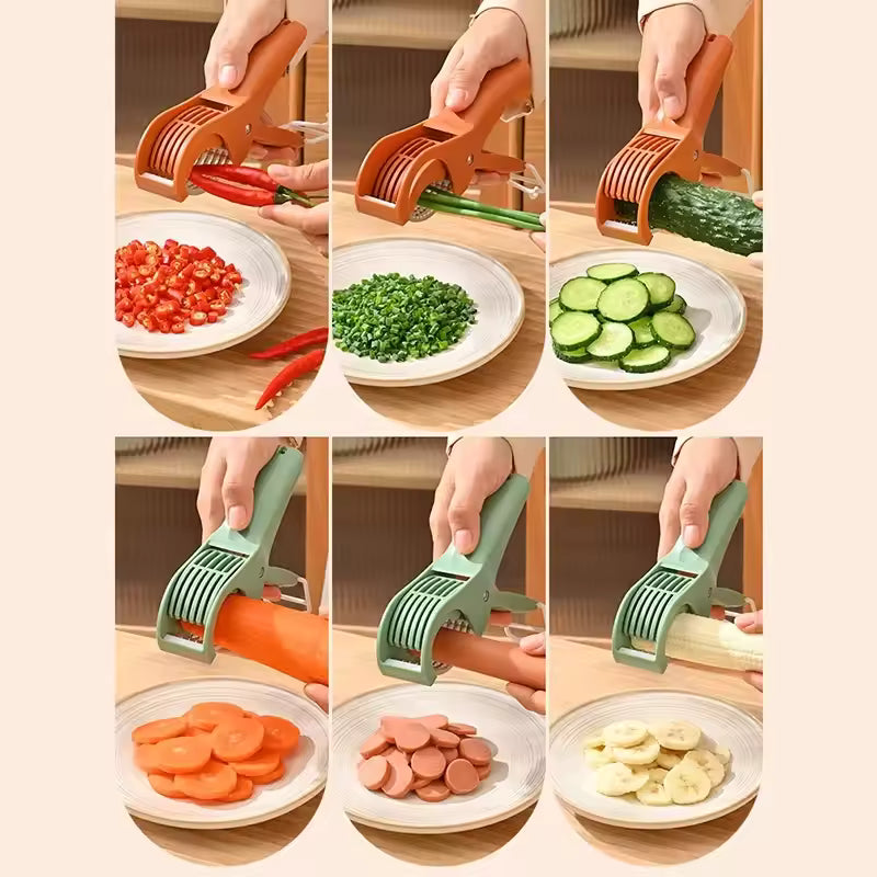 Stainless Steel Vegetable & Fruit Slicer – Multi-Functional Tool