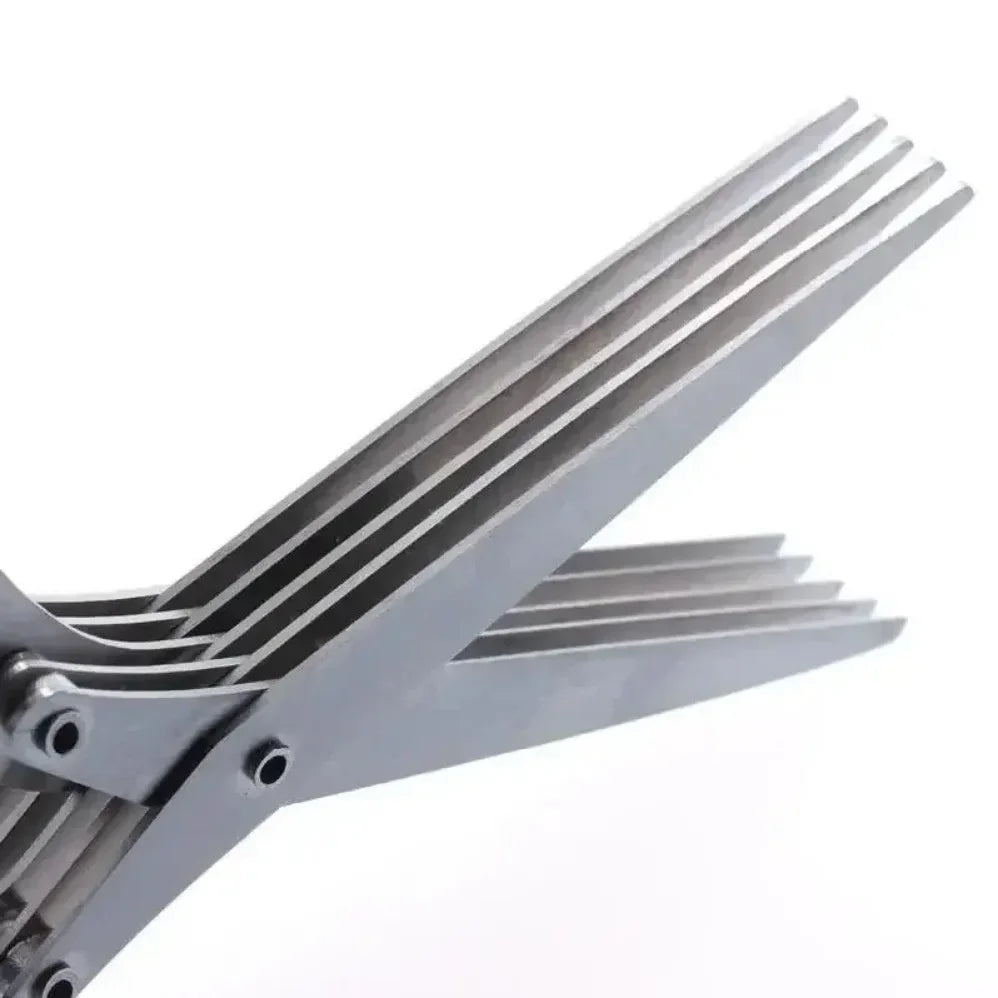 Mini 5-Blade Scissors – Multi-Layer Herb & Paper Cutter