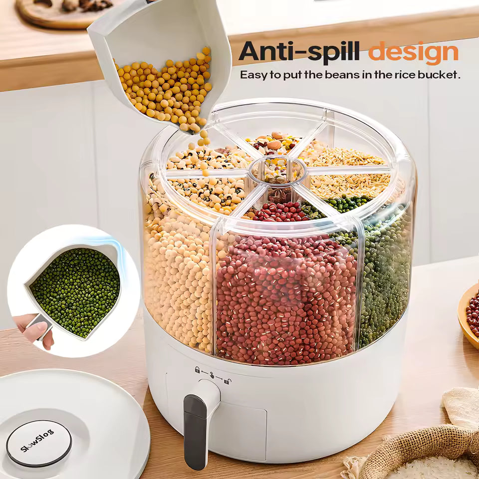 Ecoco Heavy Duty Cereal Dispenser – 10kg Wall Mounted Grain Storage