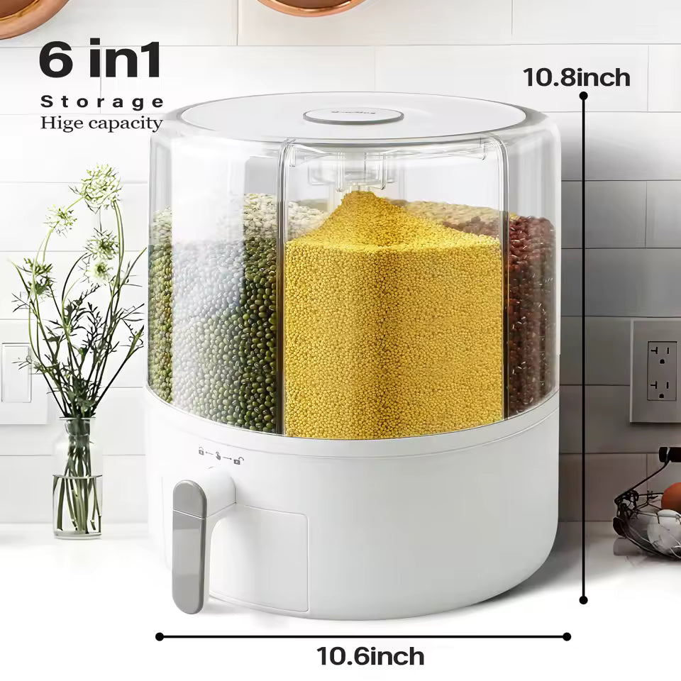 Ecoco Heavy Duty Cereal Dispenser – 10kg Wall Mounted Grain Storage