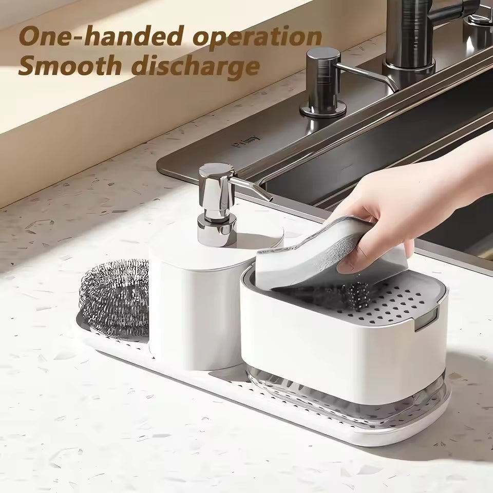 4-in-1 Kitchen Soap Dispenser Set with Holder (Random)