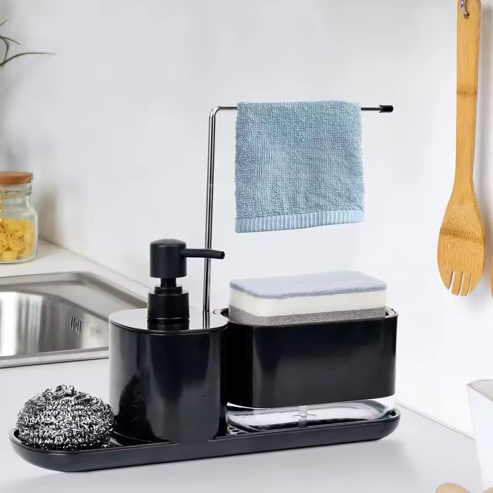 4-in-1 Kitchen Soap Dispenser Set with Holder (Random)