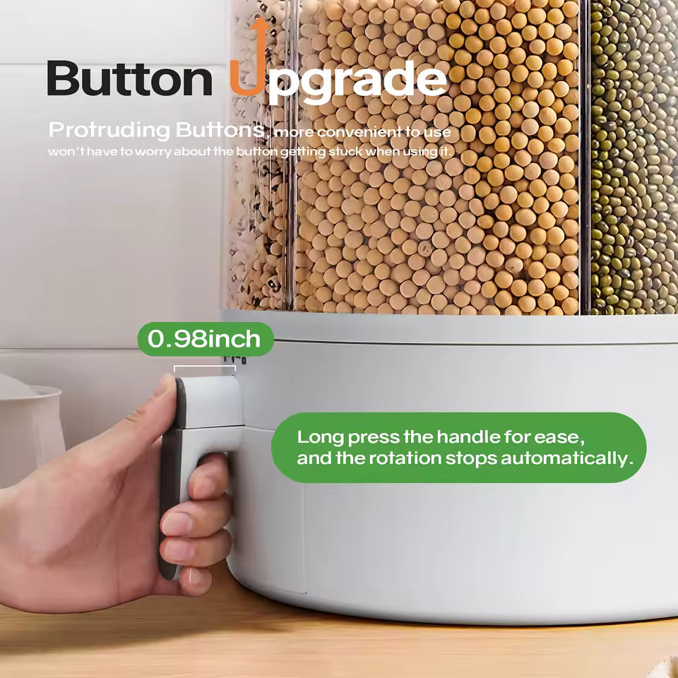 Ecoco Heavy Duty Cereal Dispenser – 10kg Wall Mounted Grain Storage