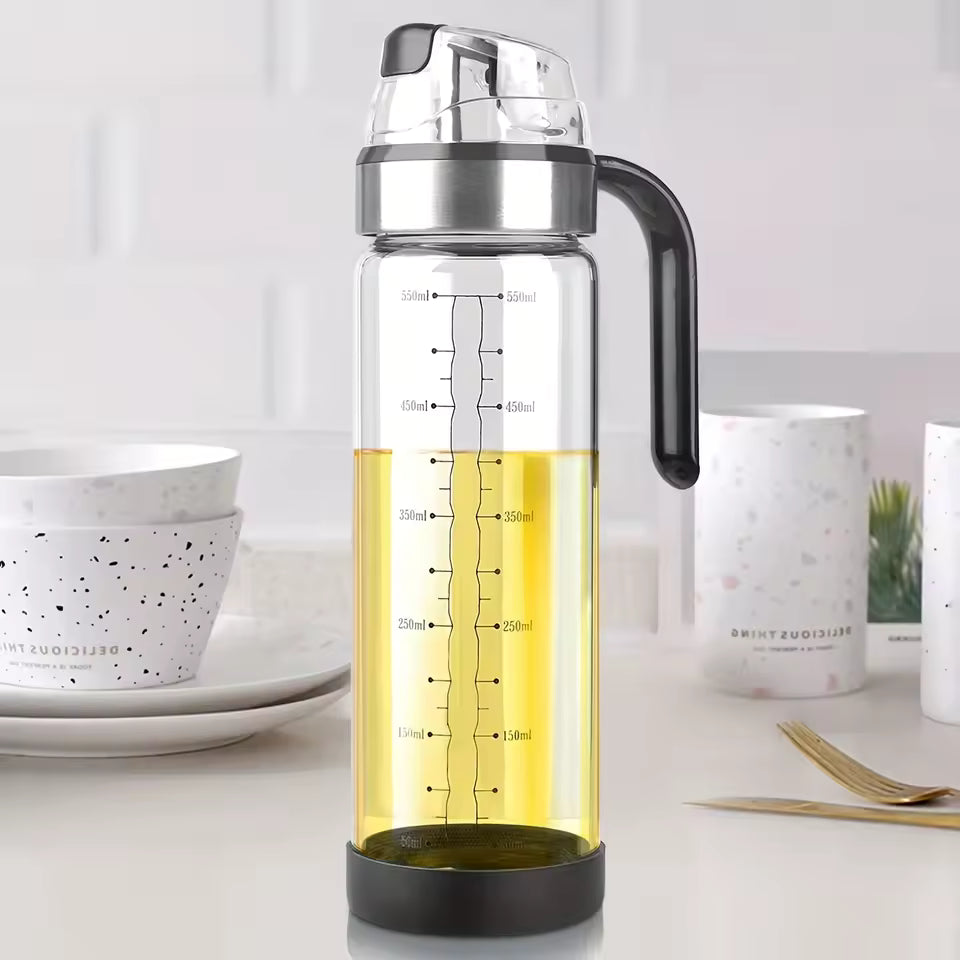 550ml Cooking Oil Dispenser Bottle – Seasoning Pourer for Kitchen