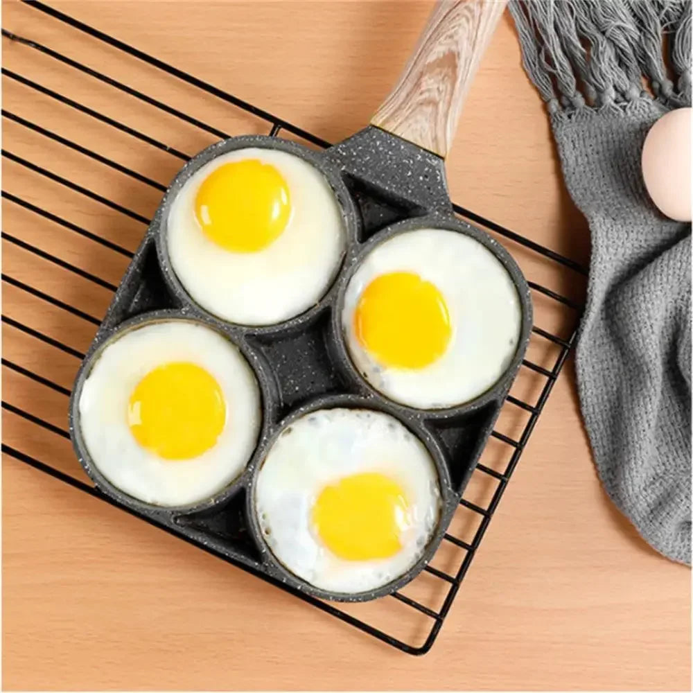 4 Compartment Non-Stick Frying Pan – Premium Quality