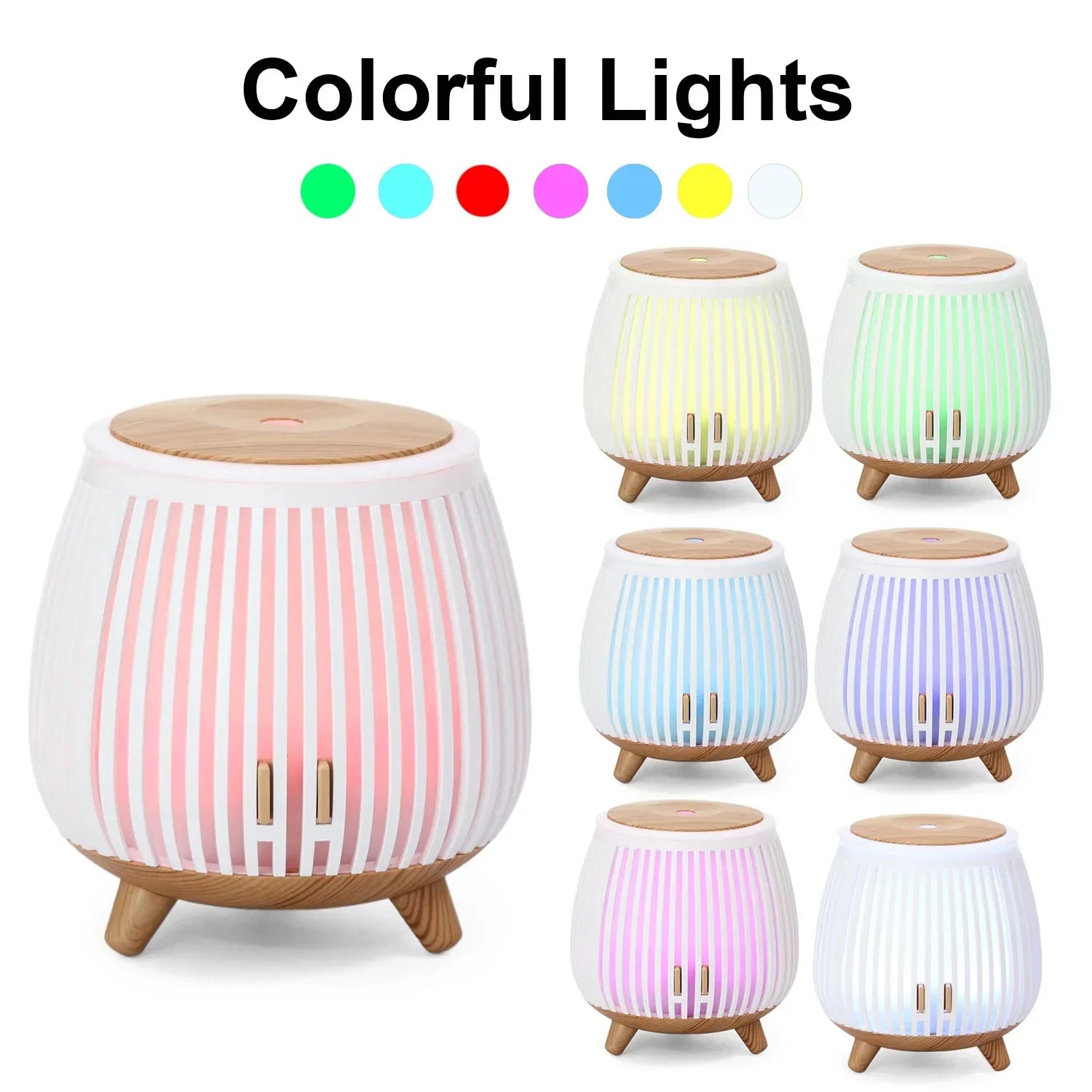 Ultrasonic Humidifier – LED Essential Oil Diffuser