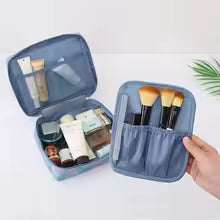 Portable Cosmetic Storage Bag – Large Capacity Multi-Compartment Travel Organizer (Random)