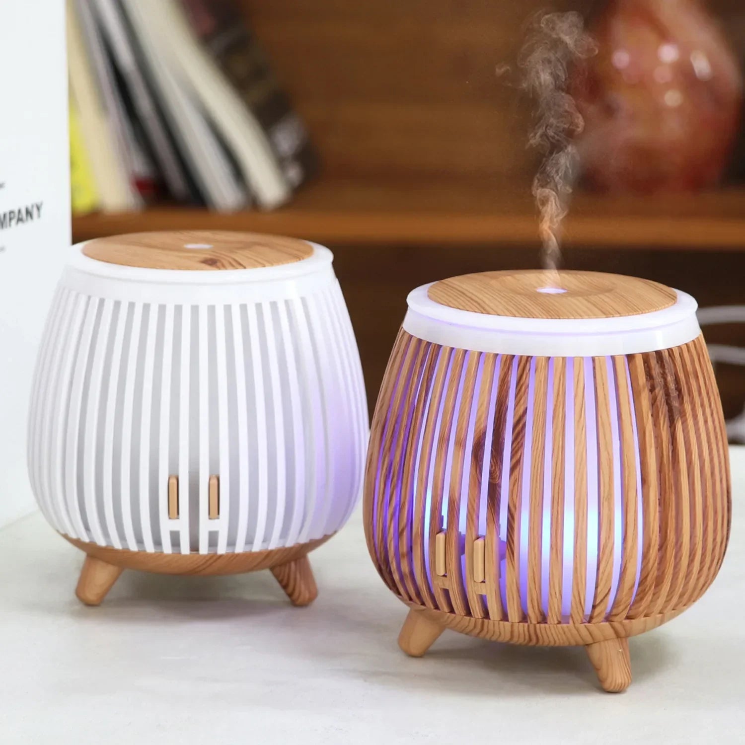 Ultrasonic Humidifier – LED Essential Oil Diffuser