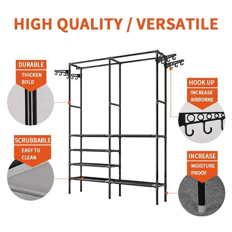 Clothes Hanger Rack for Efficient Space Organization