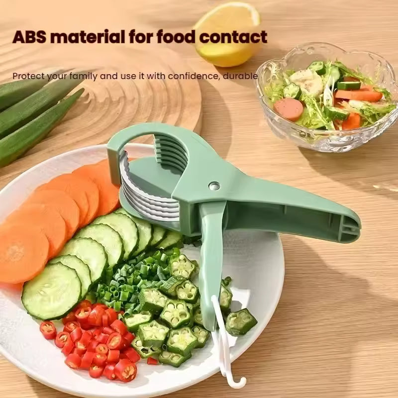 Stainless Steel Vegetable & Fruit Slicer – Multi-Functional Tool