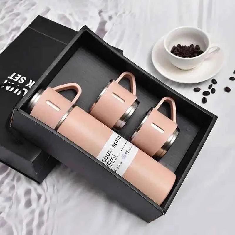 High Quality Food Grade Stainless Steel Vacuum Flask Set for Hot and Cold Drinks