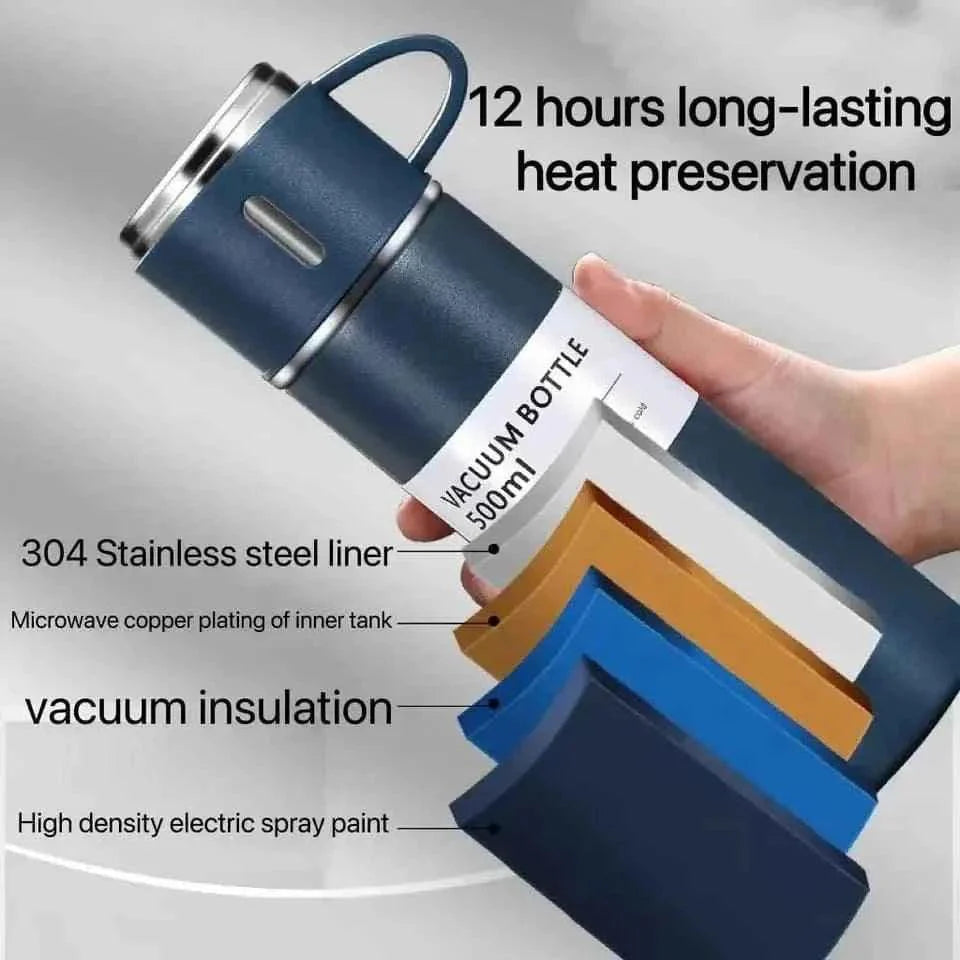 High Quality Food Grade Stainless Steel Vacuum Flask Set for Hot and Cold Drinks