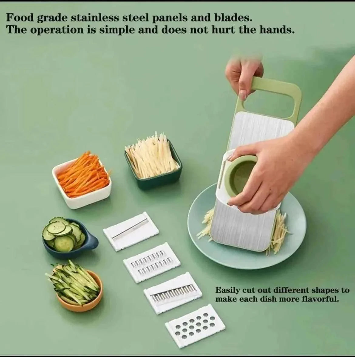 5in1 Vegetable Cutter Multifunctional grater and cutter