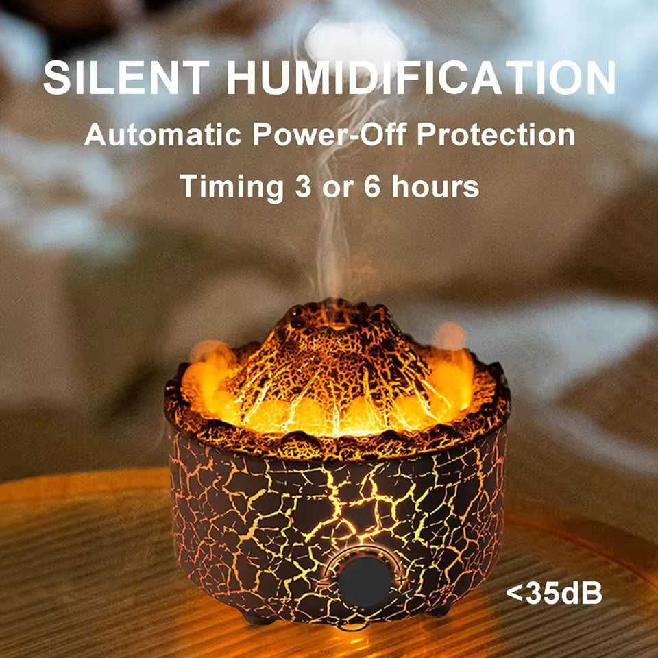Volcano Flame Aromatherapy Essential Oil Diffuser