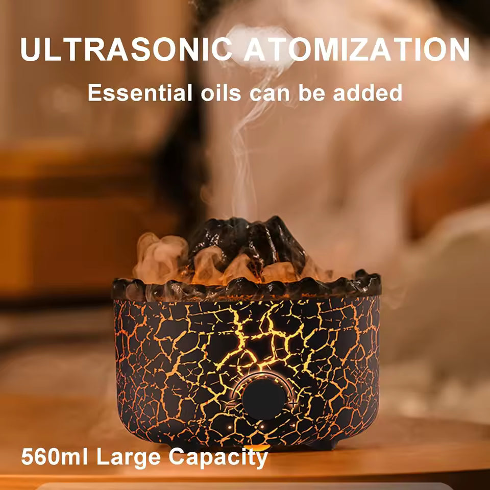 Volcano Flame Aromatherapy Essential Oil Diffuser