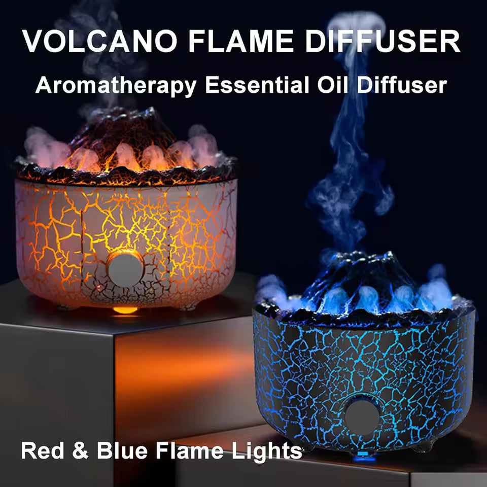 Volcano Flame Aromatherapy Essential Oil Diffuser