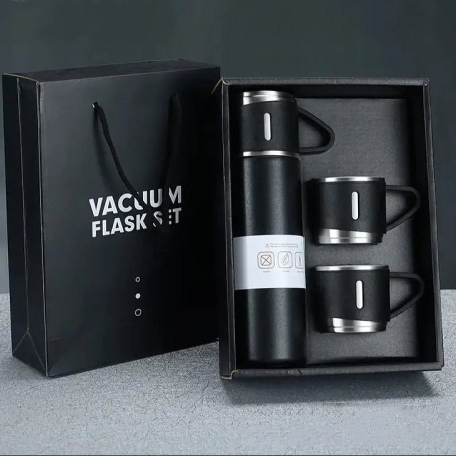 High Quality Food Grade Stainless Steel Vacuum Flask Set for Hot and Cold Drinks