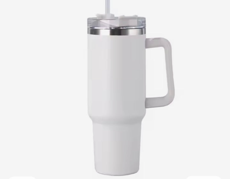 Double Wall Vacuum Tumbler with Handle