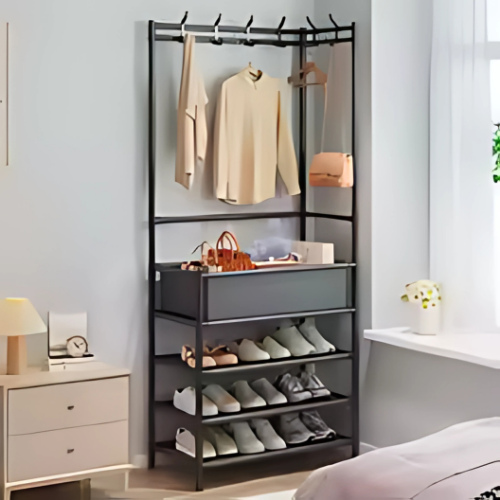 5 Layer Multi-Functional Clothes Organizer Coat Rack