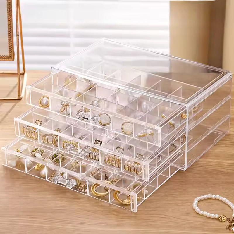 Acrylic Drawer Jewelry Storage Organizer