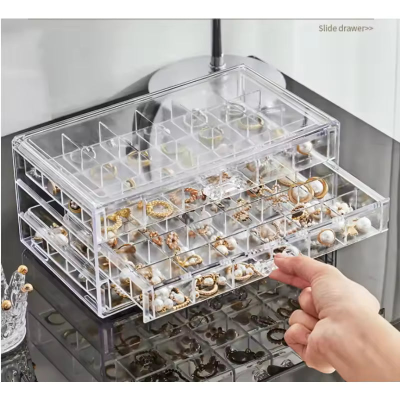 Acrylic Drawer Jewelry Storage Organizer