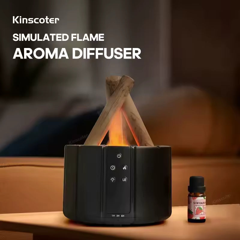 Kinscoter Simulated Flame Aroma Diffuser