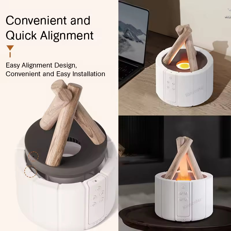 Kinscoter Simulated Flame Aroma Diffuser