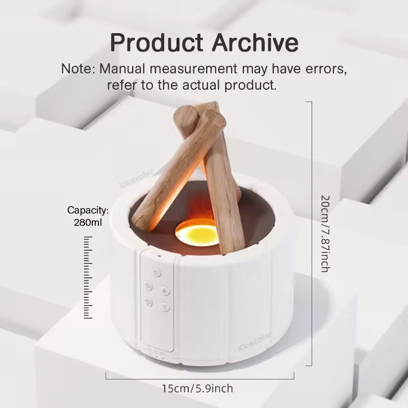 Kinscoter Simulated Flame Aroma Diffuser