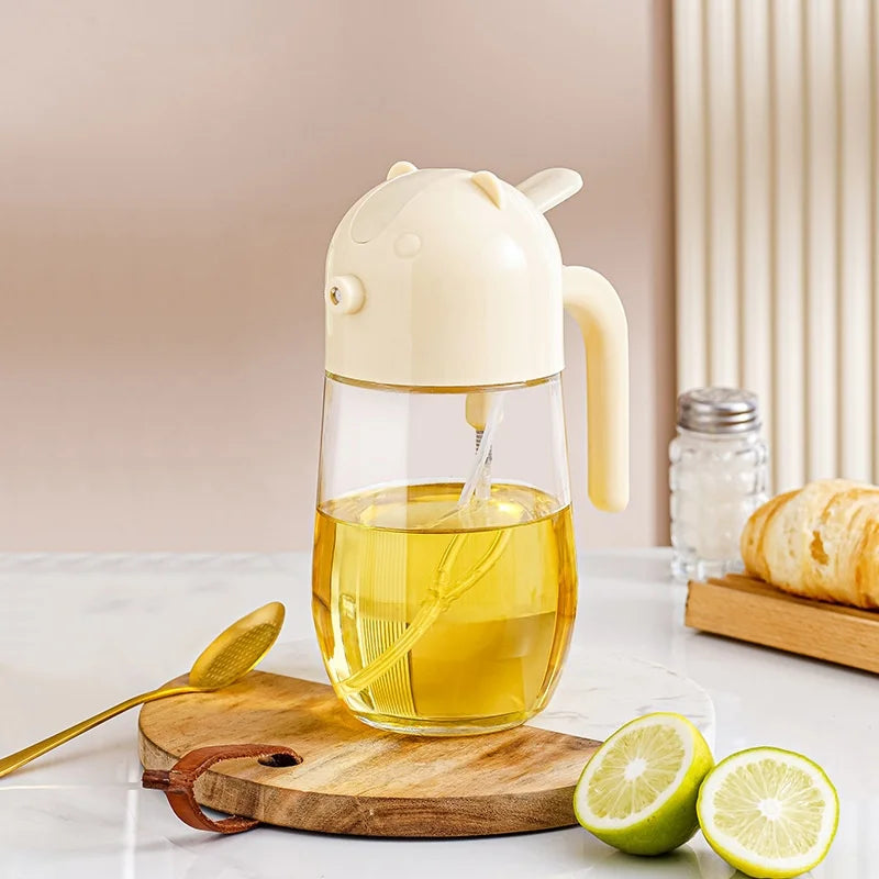 2 in 1 Olive Oil Dispenser with spray & pour
