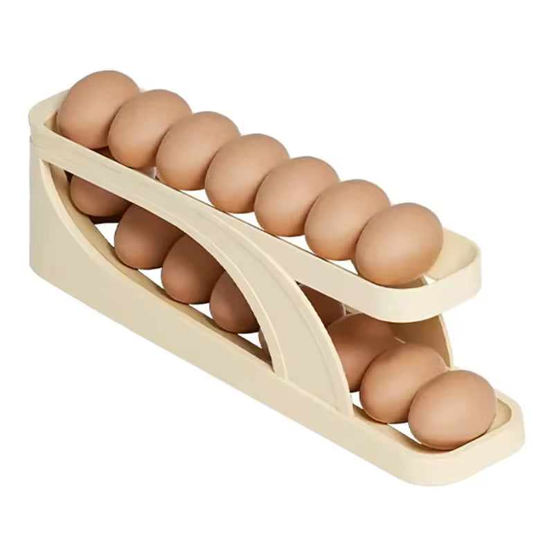 Scrolling Egg Holder Storage box 15-Egg Rack