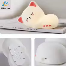 Soft Silicone Cat LED Lamp Night Light