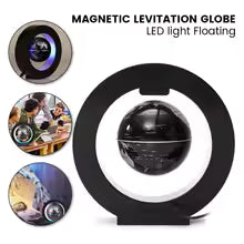 Magnetic Levitation Globe Lamp with LED Light