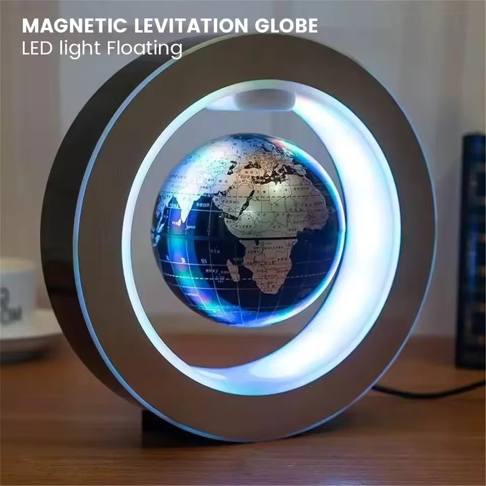 Magnetic Levitation Globe Lamp with LED Light