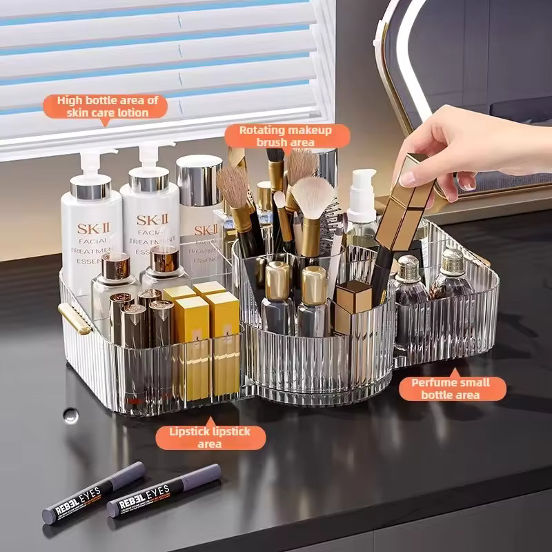 Multi-Layer Makeup Storage Rack Organizer