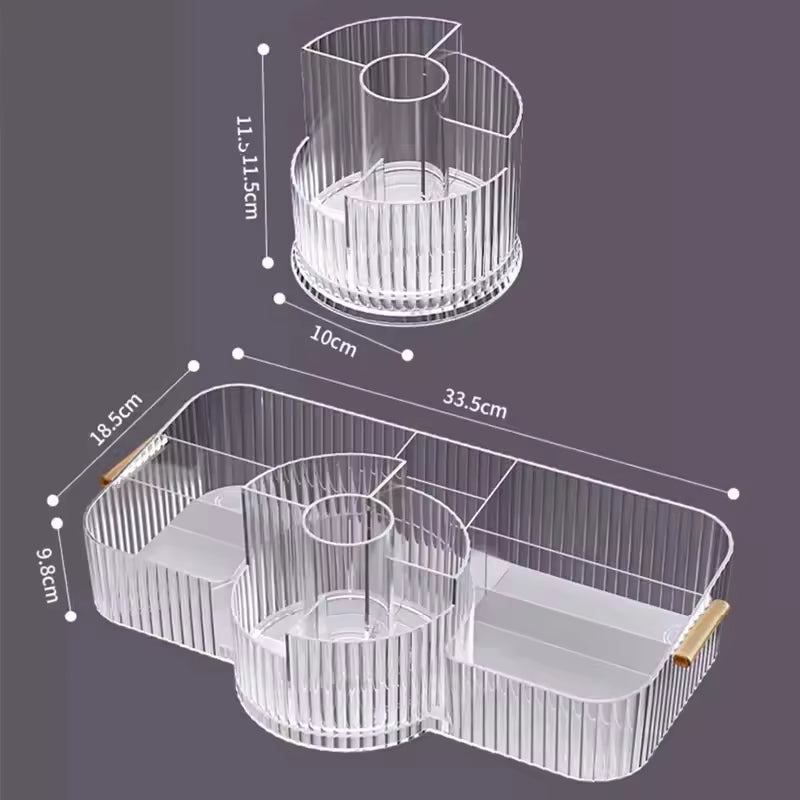 Multi-Layer Makeup Storage Rack Organizer