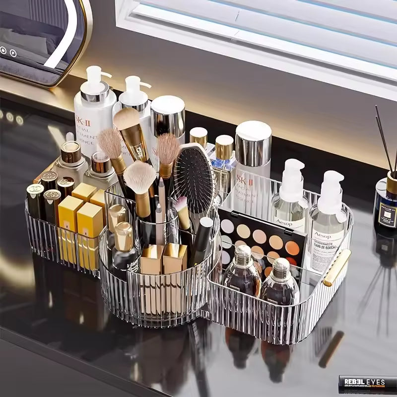 Multi-Layer Makeup Storage Rack Organizer
