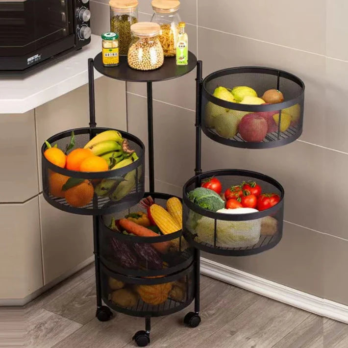 Multi Layer Vegetable and Fruit Organizer Cart
