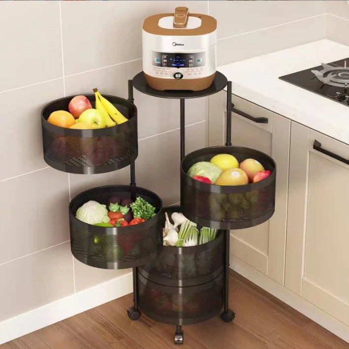 Multi Layer Vegetable and Fruit Organizer Cart