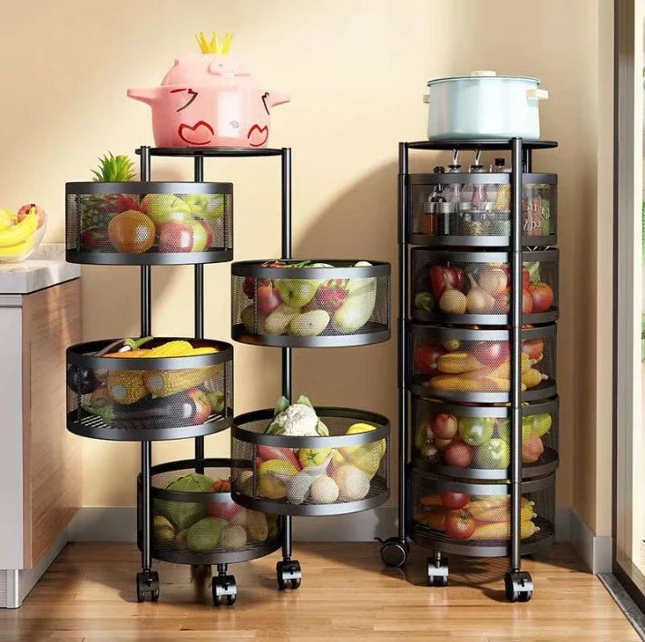 Multi Layer Vegetable and Fruit Organizer Cart
