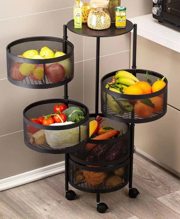 Multi Layer Vegetable and Fruit Organizer Cart