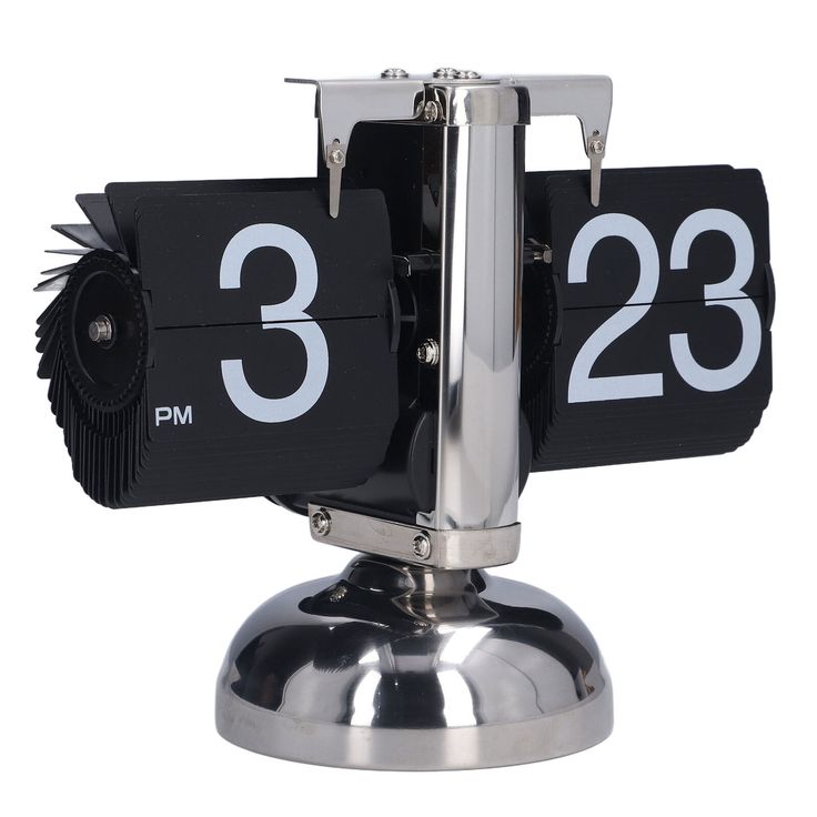 Flip desk clock retro - Metal Vintage Flip Clock