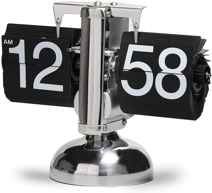 Flip desk clock retro - Metal Vintage Flip Clock