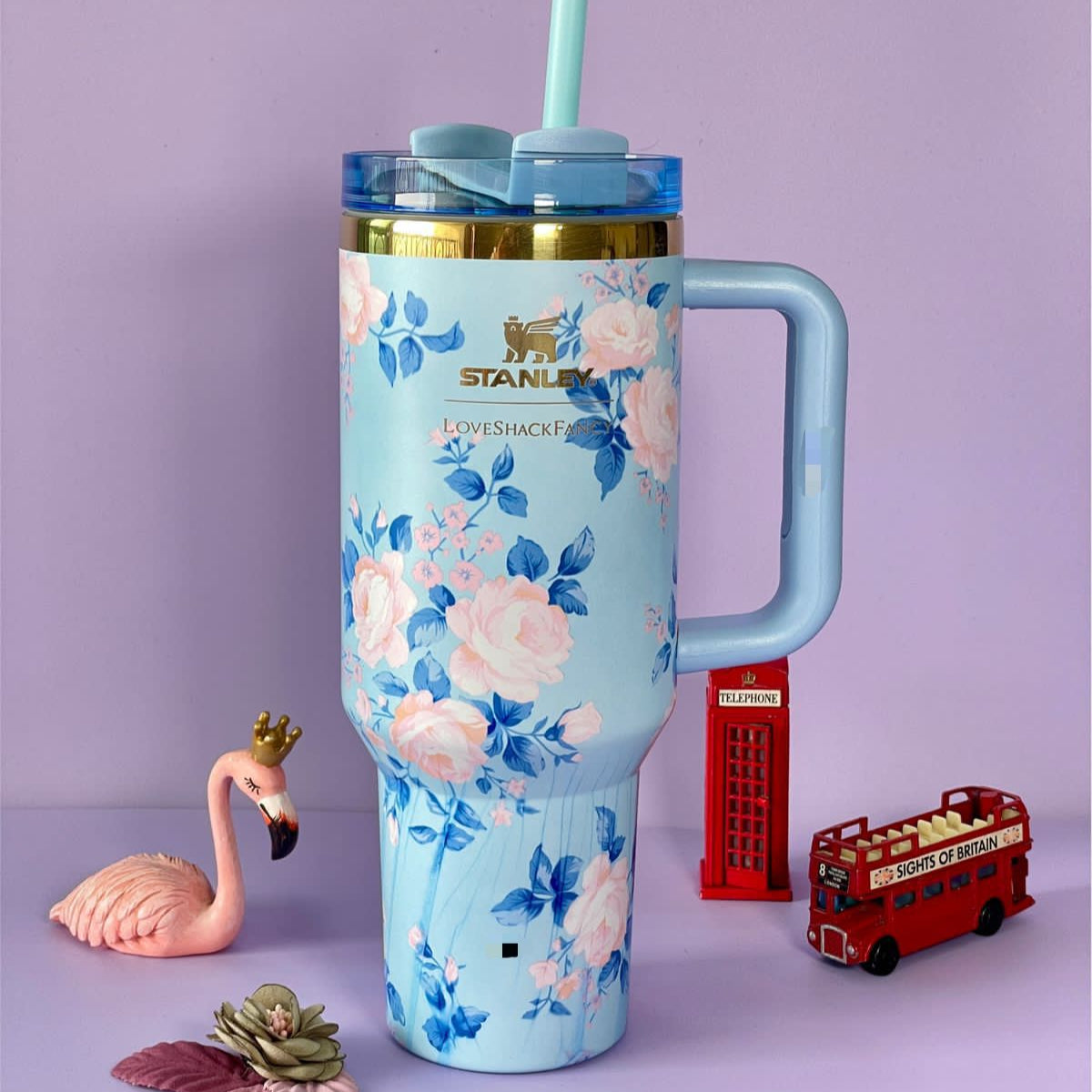 Stainless Steel Flower Tumbler - Floral Design, Durable & Stylish