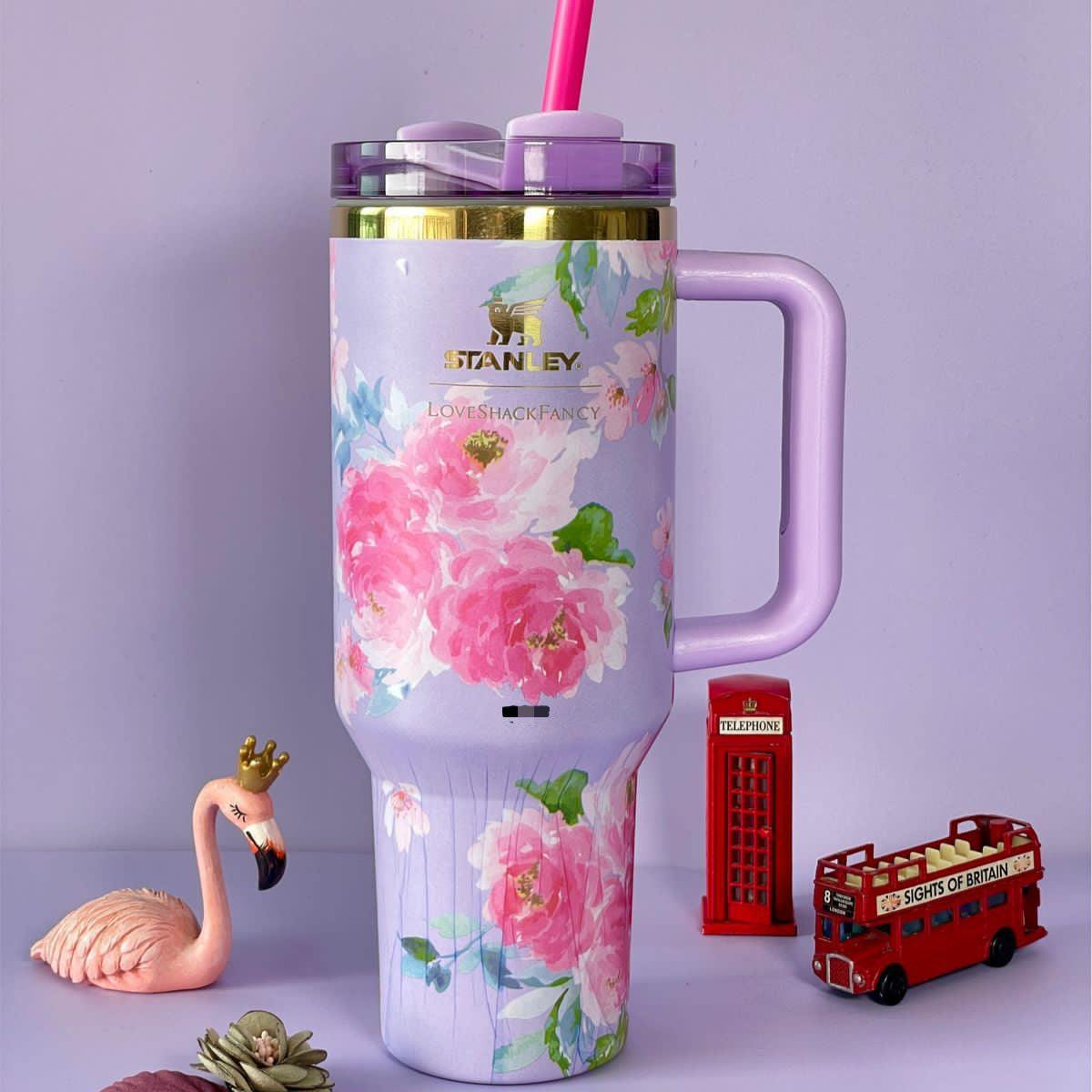 Stainless Steel Flower Tumbler - Floral Design, Durable & Stylish